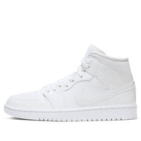 (WMNS) Air Jordan 1 Mid 'Triple White' BQ6472-100