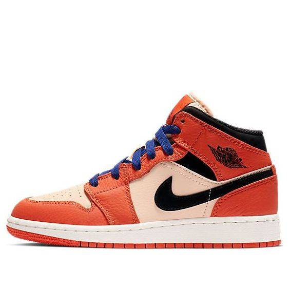 (GS) Air Jordan 1 Mid SE 'Team Orange' BQ6931-800