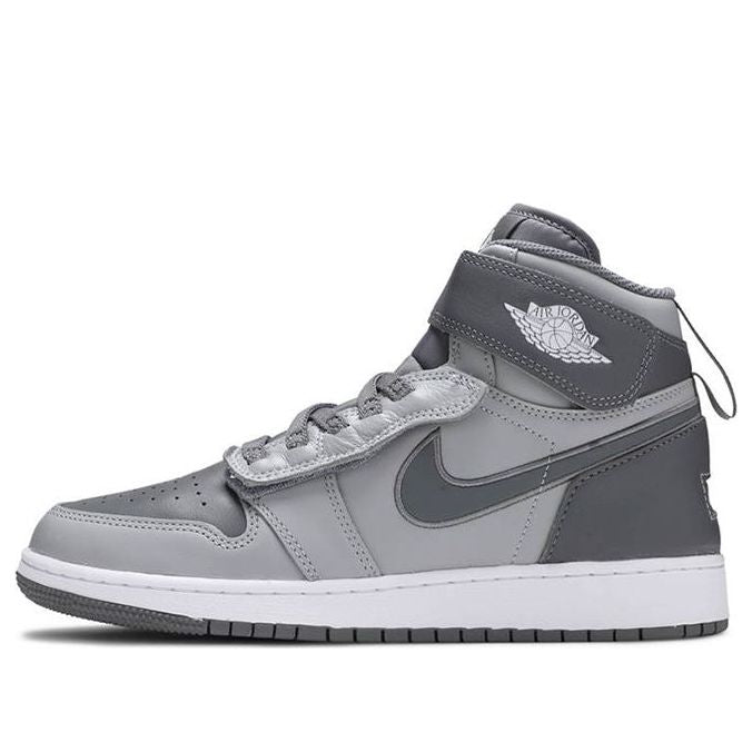 (GS) Air Jordan 1 High FlyEase 'Light Smoke Grey' DC7986-003