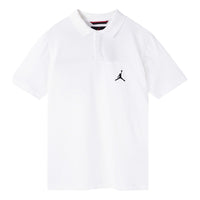 Air Jordan Jumpman Sports Short Sleeve Polo Shirt 'White' CJ4705-100