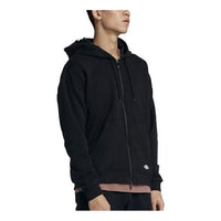 Air Jordan Wings Classics Solid Color Casual Sports hooded track Jacket Black AO0423-010