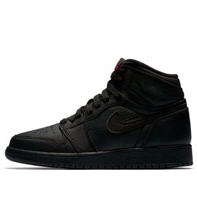 (GS) Air Jordan 1 Retro High OG 'Black University Red' 575441-022