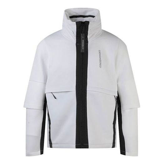 Air Jordan Air 23 Engineered Colorblock Zipper Stand Collar Jacket White BQ5766-100