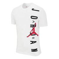 Air Jordan Round Neck Pullover Printing Short Sleeve White DA9785-100