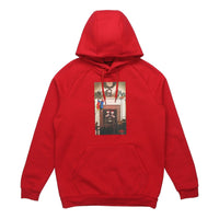 Air Jordan Jumpman Chimney Printing Fleece Pullover Red CT4886-687