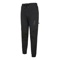 Air Jordan Zion Performance Alphabet Embroidered Solid Color Bundle Feet Sports Pants Black DJ5874-010