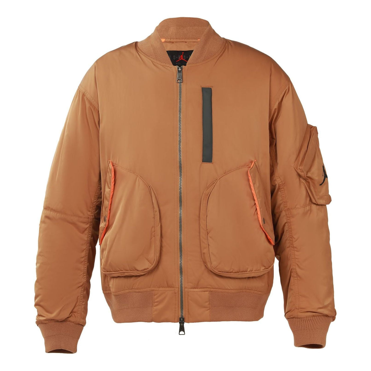 Air Jordan Ma-1 Flight Reflective Warm Jacket For Men Orange CK6669-290