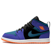 (PS) Air Jordan 1 Mid 'Racer Blue Green Abyss' 640734-440