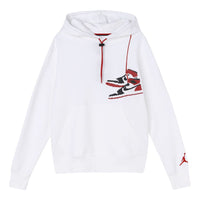 Air Jordan Jumpman Holiday Sports Hooded Pullover For Men White CT3458-100