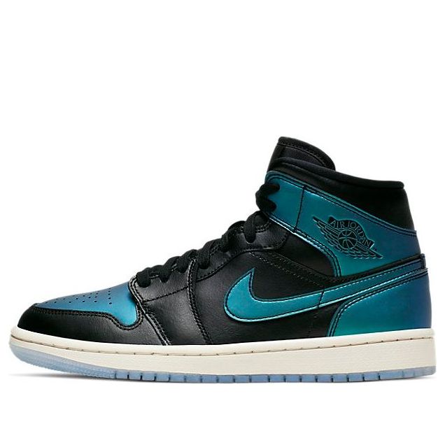 (WMNS) Air Jordan 1 Mid 'Metallic Turquoise' BQ6472-009