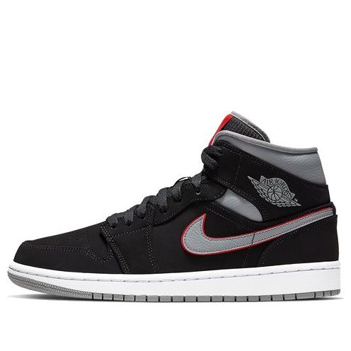 Air Jordan 1 Mid 'Black Grey' 554724-060