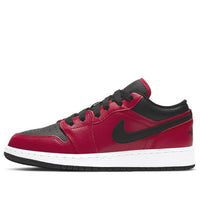 (GS) Air Jordan 1 Low 'Reverse Bred Pebbled' 553560-605