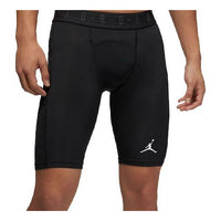 Men's Air Jordan Sport Dri-FIT Logo Printing Moisture Conduction Quick Dry Gym Shorts Black DM1814-010