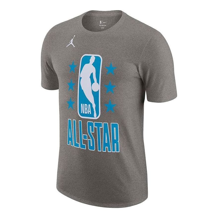 Nike Jordan x Lebron James All-Star Name & Number T-Shirt 'Dark Grey Heather Blue' DJ8350-090