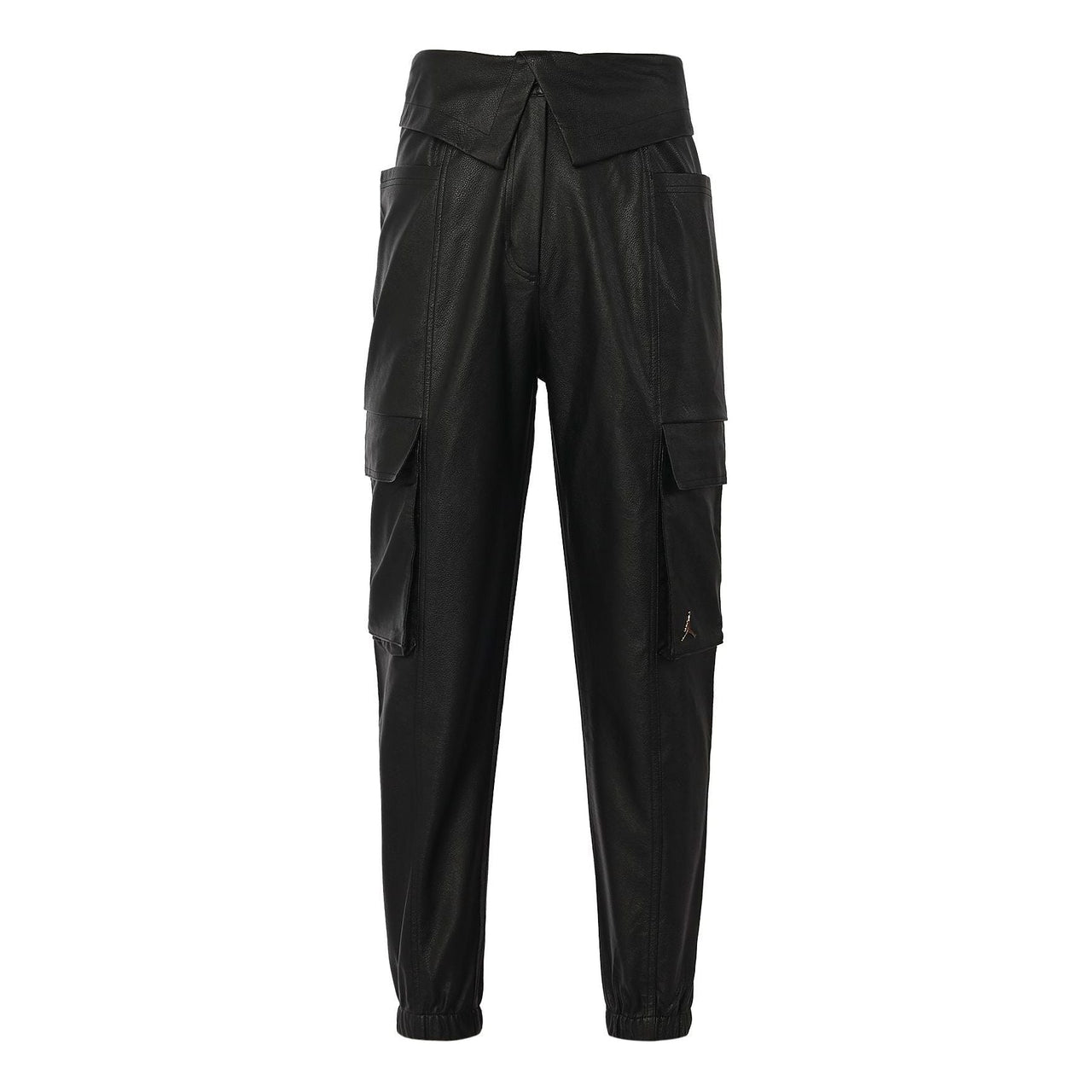 (WMNS) Air Jordan Court-To-Runway High Waist Trousers Black CW6487-010