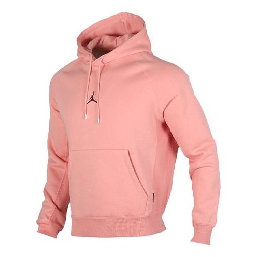 Air Jordan Athleisure Casual Sports Logo Fleece Lined Pink CD8727-606