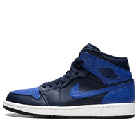 Air Jordan 1 Retro Mid 'Obsidian Royal' 554724-412