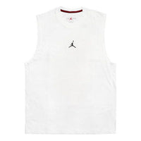 Air Jordan Casual Breathable Running Solid Color Sports Basketball Breathable Vest White DM1828-100