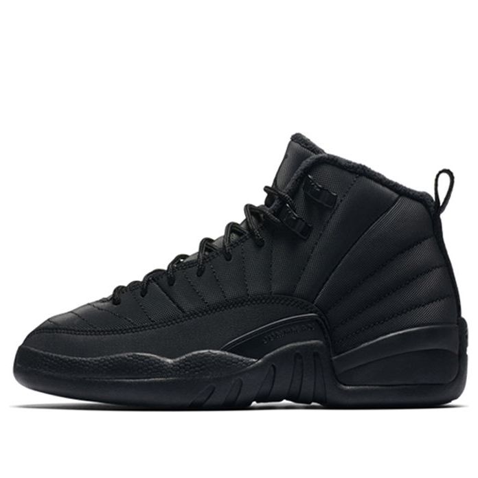 (GS) Air Jordan 12 Retro Winterized 'Triple Black' BQ6852-001