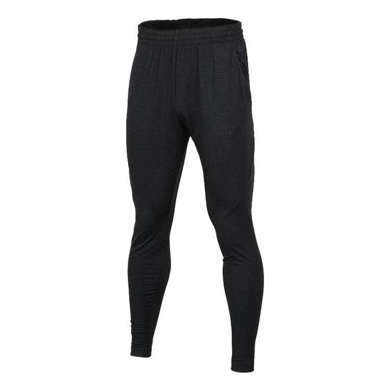 Men's Air Jordan Solid Color Elastic Waistband Slim Fit Sports Pants/Trousers/Joggers Black 861554-010