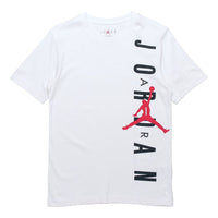 Air Jordan Flying Man Logo Short Sleeve White CW0393-100