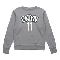 Air Jordan Brooklyn Nets Round Neck Pullover Gray CN1035-002