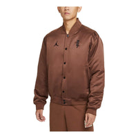 Air Jordan Single Breasted Sports Jacket Men's Brown DV5634-244