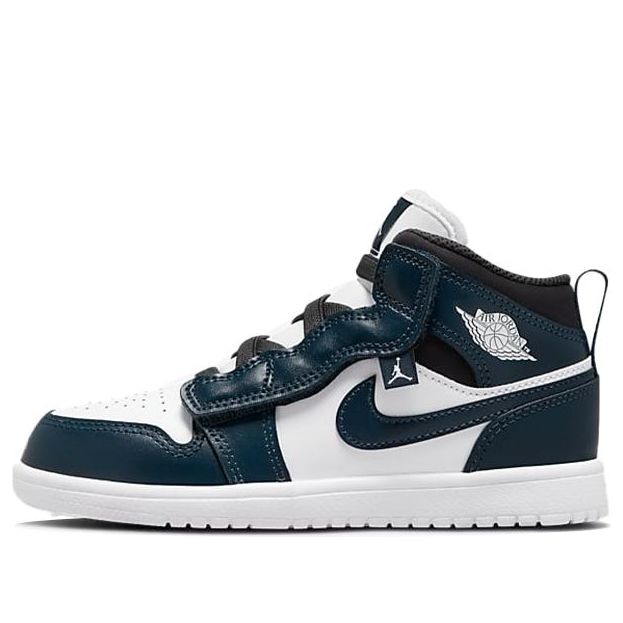 (PS) Air Jordan 1 Mid 'White Armory Navy' AR6351-411