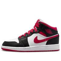 (GS) Air Jordan 1 Mid 'White Very Berry' 554725-016