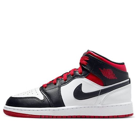 (GS) Air Jordan 1 Mid 'Gym Red Black Toe' DQ8423-106