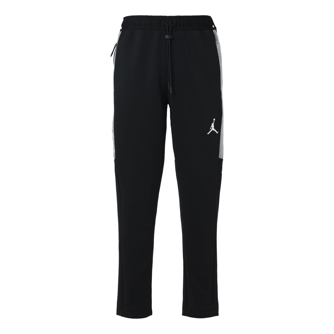 Air Jordan Air Logo Printed Knitted Color Block Casual Sports Pants Men's Black CK6463-010