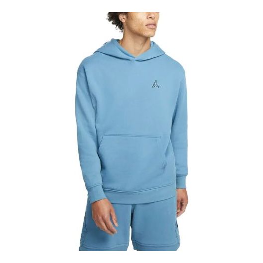 Air Jordan Logo Fleece Pullover Blue DA9819-415