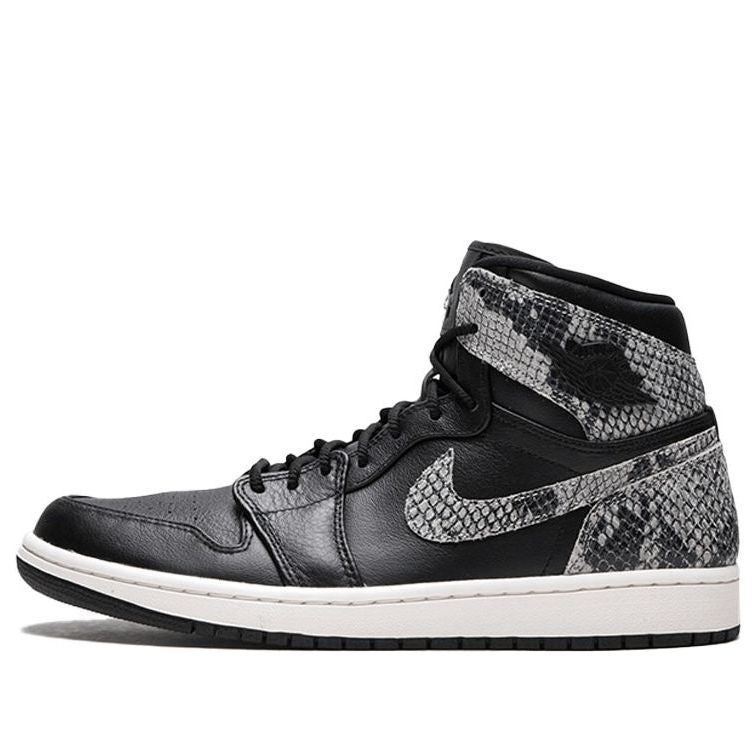 (WMNS) Air Jordan 1 Retro High Premium 'Black Snake' AH7389-014