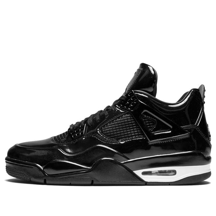 Air Jordan 4 Retro 11Lab4 'Black Patent Leather' 719864-010