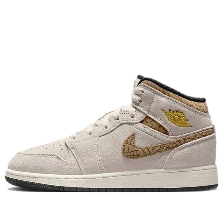 (GS) Air Jordan 1 Mid SE 'Brown Elephant' DZ5369-102