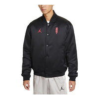 Air Jordan Single Breasted Sports Jacket Men's Black DV5634-010