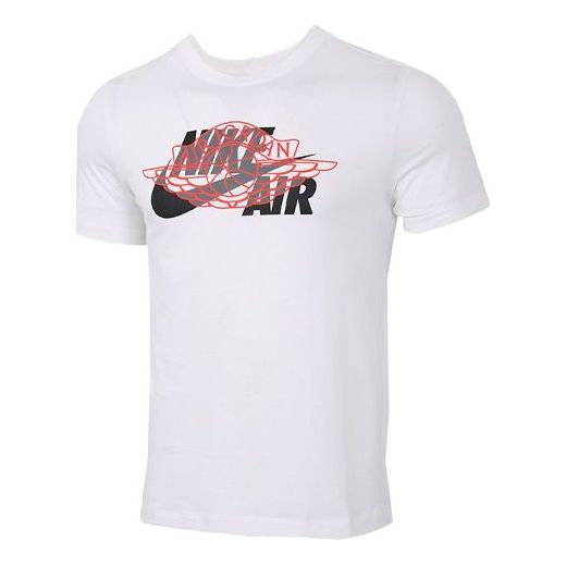 Air Jordan Air Wings Round-neck Short-sleeve Tee Men White CU1980-100