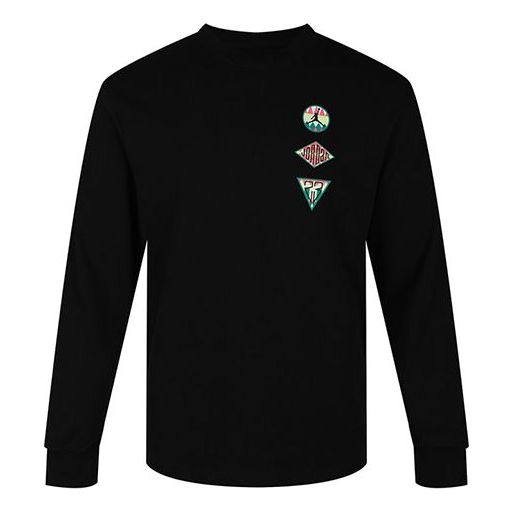 Air Jordan logo Sports Knit Sweatshirt Men's Black CT3668-010