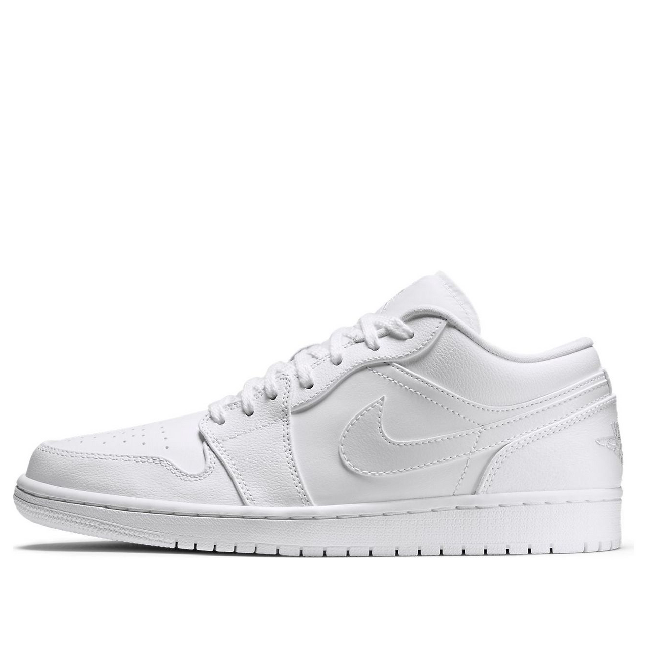 Air Jordan 1 Retro Low 'White Metallic Silver' 553558-105