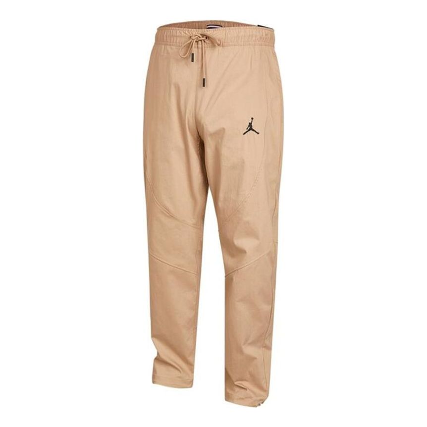 Men's Air Jordan Essential Basketball Training Sports Woven Long Pants/Trousers Turmeric DA9835-200