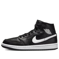 (WMNS) Air Jordan 1 Mid 'Black White' DV0991-001