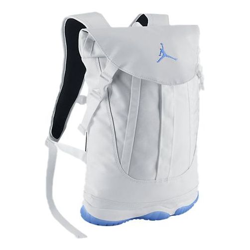 Air Jordan Fashion Stylish Character Large Capacity Backpack White 631693-100
