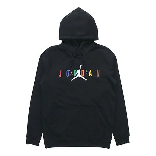 Air Jordan Air Sport Dna Hbr Patch Pattern Fleece Lined Knit Pullover Black CT6293-010