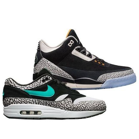 Atmos x Air Jordan 3 Retro & Air Max 1 'Safari Pack' 923098-900