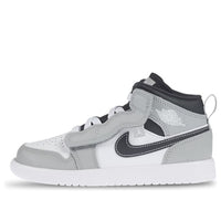 (PS) Air Jordan 1 Mid 'Grey Black White' AR6351-078