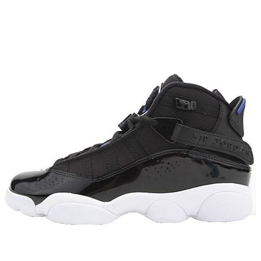 (GS) Air Jordan 6 Rings 'Black Blue' 323419-016