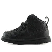 (TD) Air Jordan 1 Mid 'Triple Black' 640735-091