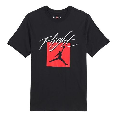 Air Jordan Flight Jumpman LOGO Basketball TEE Black AT8959-010