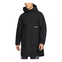 Men's Air Jordan Gore-Tex 2-In-1 Detachable Stay Warm Hooded Big Pocket Padded Black Jacket DC0063-010