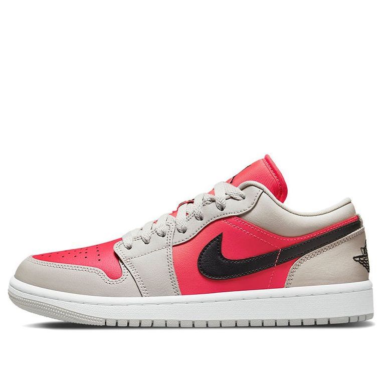 (WMNS) Air Jordan 1 Low 'Light Iron Ore Siren Red' DC0774-060